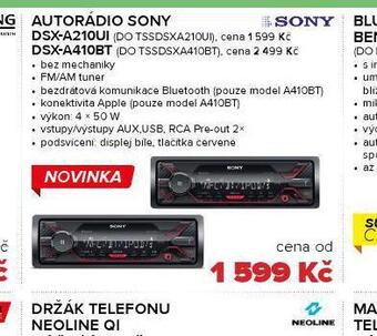 Autorádio sony