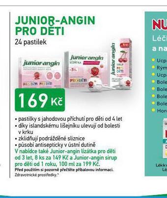 Alphega Lékárna Junior angin pro děti nabídka
