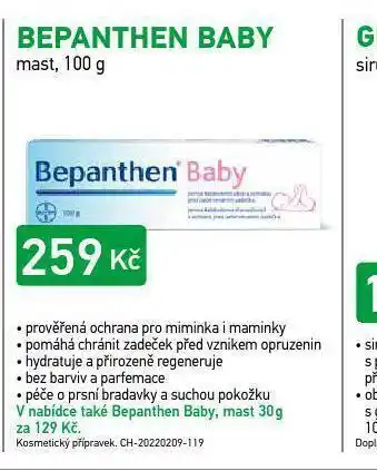 Alphega Lékárna Bepathen baby nabídka