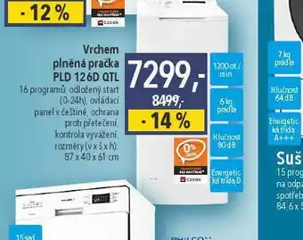 Globus Vrchem plněná pračka nabídka