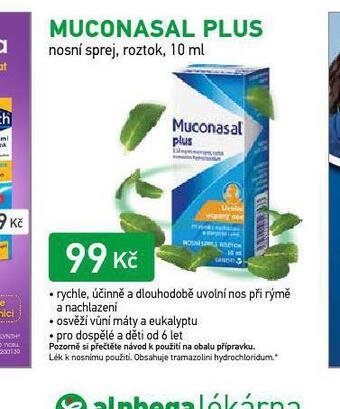 Alphega Lékárna Muconasal plus nabídka
