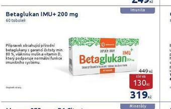 Betaglukan imu+ 200 mg