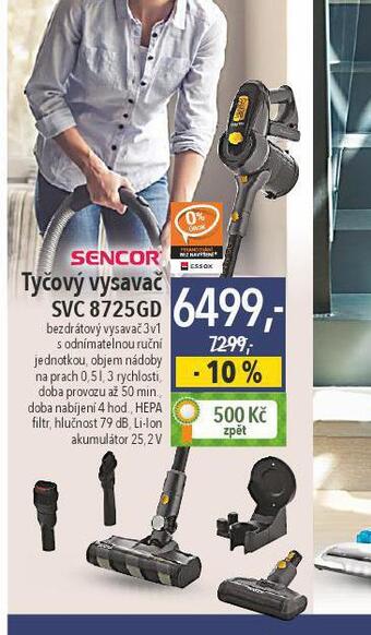 Globus Tyčový vysavač sencor nabídka