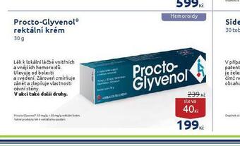 Benu Procto glyvenol rektální krém nabídka