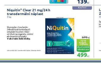 Benu Niquitin clear náplast nabídka
