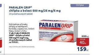 Benu Paralen grip chřipka a bolest nabídka