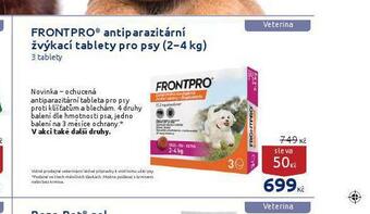 Benu Frontpro antiparazitní žvýkací tablety pro psy nabídka