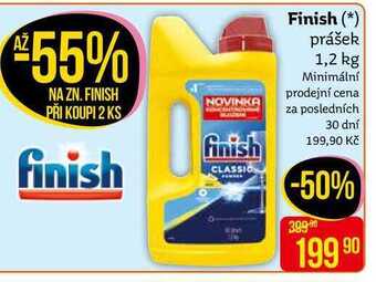 Teta Finish prášek do myčky nádobí 1,2kg nabídka