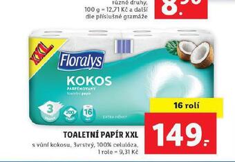 Lidl Floralys toaletní papír nabídka