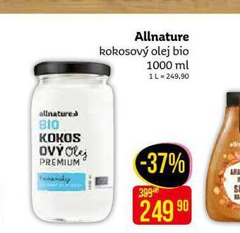 Teta Allnature kokosový olej bio nabídka