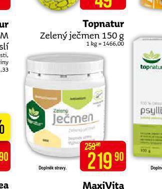 Teta Topnatur zelený ječmen nabídka