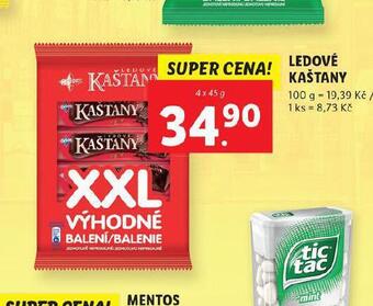 Lidl Ledové kaštany nabídka