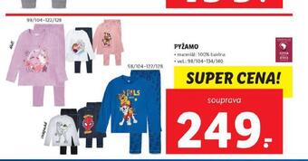 Lidl Pyžamo nabídka