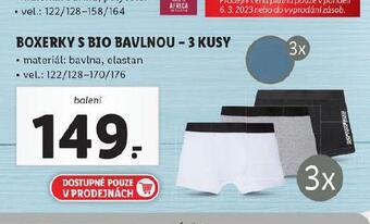 Lidl Boxerky nabídka