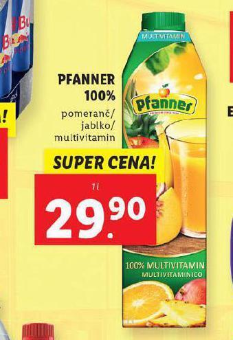 Lidl Pfanner nabídka