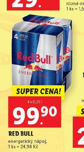 Lidl Red bull nabídka