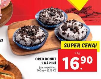 Lidl Oreo donut s náplní nabídka