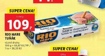 Lidl Rio mare tuňák nabídka