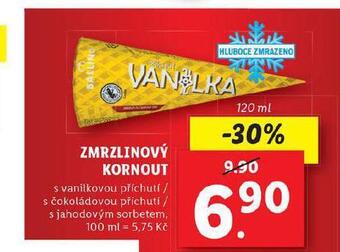 Lidl Zmrzlinový kornout nabídka