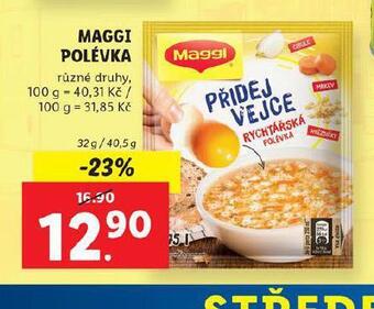 Lidl Maggi polévka nabídka