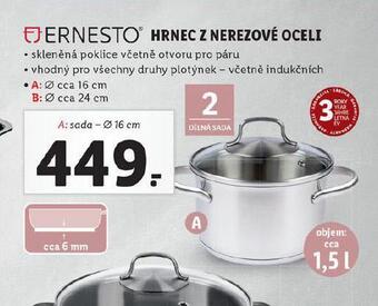 Lidl Hrnec z nerezové oceli nabídka