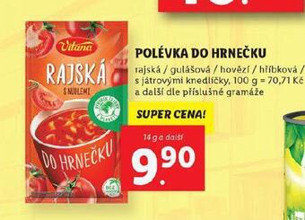 Lidl Polévka do hrnečku nabídka