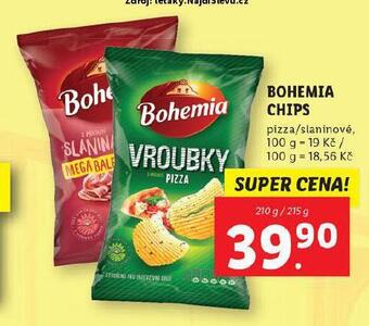 Lidl Bohemia chips nabídka
