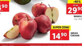 Lidl Jablka nabídka