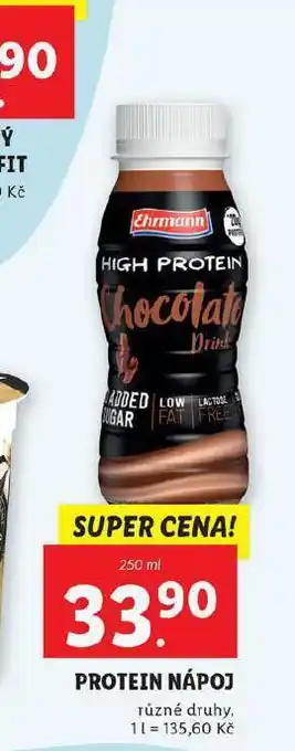 Lidl Protein nápoj nabídka