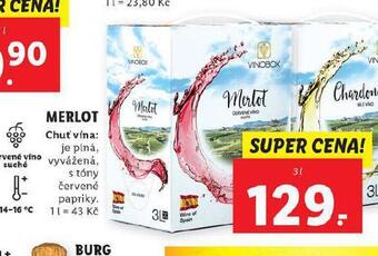 Lidl Merlot nabídka