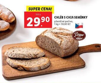 Lidl Chléb s chia semínky nabídka