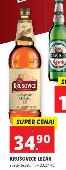 Lidl Pivo krušovice nabídka