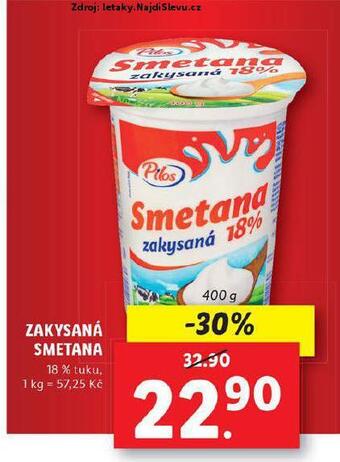 Lidl Zakysaná smetana nabídka