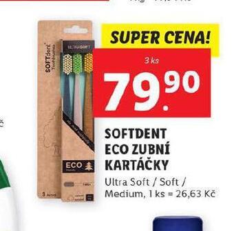 Lidl Softdent zubní kartáček nabídka