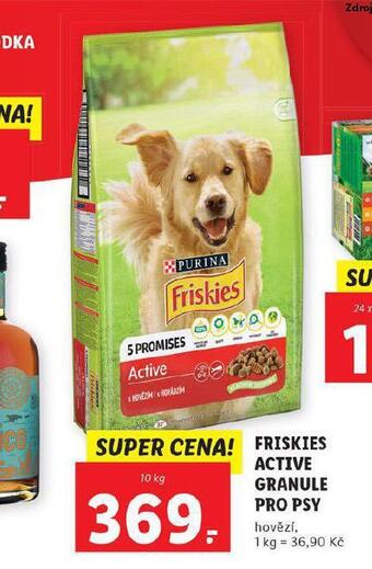 Lidl Friskies granule pro psy nabídka