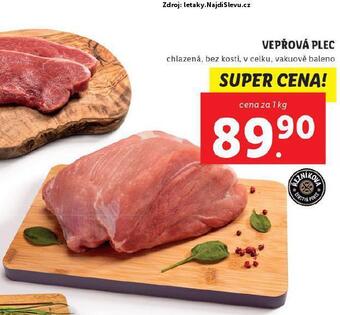 Lidl Vepřová plec nabídka