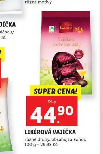 Lidl Likérová vajíčka nabídka