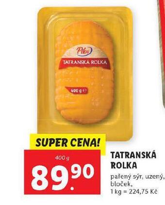 Lidl Tatranská rolka nabídka