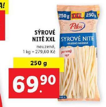 Lidl Sýrové nitě nabídka