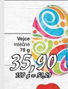 Jip Vejce mléčné 70 g nabídka