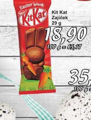 Jip Kit kat zajíček 29 g nabídka