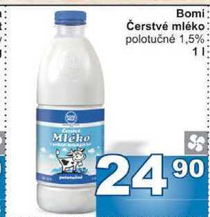 Jip Bomi čerstvé mléko polotučné 1,5% 1l nabídka