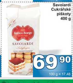 Jip Savoiardi cukrářské piškoty 400 g nabídka