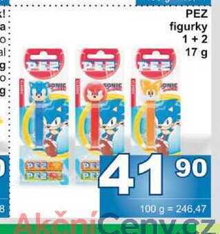Pez figurky 1+2 17 g