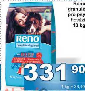 Jip Reno granule pro psy hovězí 10 kg nabídka