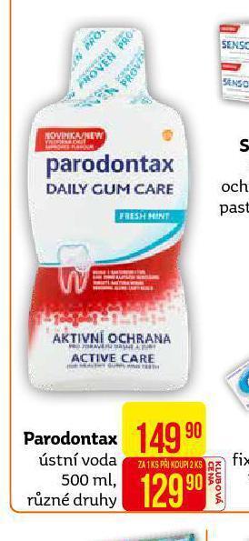 Teta Parodontax ústní voda nabídka