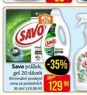 Teta Savo prášek, gel nabídka