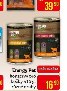 Teta Energy pet konzervy pro kočky nabídka