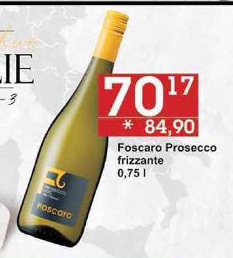 Jip Foscaro prosecco frizzante, 0,75 l nabídka