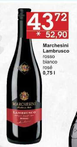 Jip Marchesini lambrusco, 0,75 l nabídka